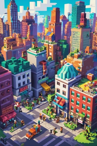 colorful city,city blocks,moc chau hill,cityscape,harlem,cities,ny,urban,tokyo city,toronto,nyc,big city,downtown,quebec,city buildings,city corner,brooklyn,the city,montreal,city cities,Unique,Pixel,Pixel 03