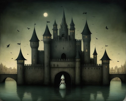 haunted castle,ghost castle,fairy tale castle,castle of the corvin,fairytale castle,water castle,children's fairy tale,fairy tale,fantasy picture,castles,fairy tale icons,fairy tales,castel,fantasy city,gothic architecture,gold castle,haunted cathedral,a fairy tale,the haunted house,fantasy art,Illustration,Abstract Fantasy,Abstract Fantasy 06