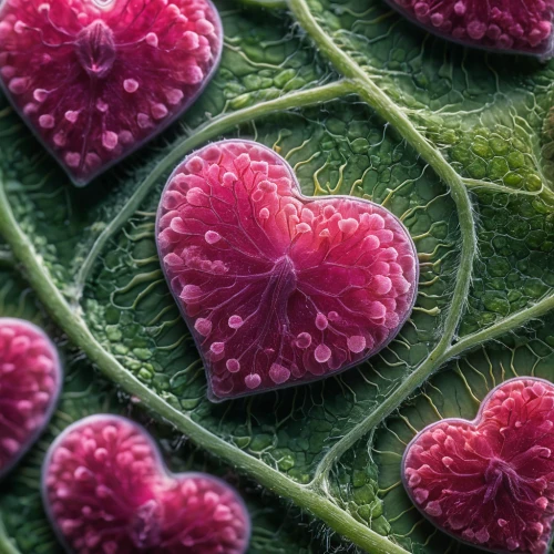 raspberry leaf,puffy hearts,heart shrub,strawberry flower,two-tone heart flower,floral heart,raspberries,strawberry plant,bokeh hearts,hydrangeaceae,hearts,heart candies,red raspberries,heart-shaped,heart cookies,valentine flower,valentine's day hearts,hepatica,macro photography,begonias,Photography,General,Natural