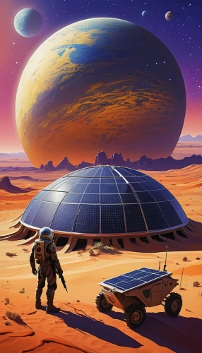 gas planet,planet mars,martian,desert planet,red planet,futuristic landscape,mission to mars,sci fiction illustration,mars probe,sahara,alien planet,sossusvlei,space art,moon valley,earth station,cg artwork,sky space concept,io,desert,solar cell base,Art,Classical Oil Painting,Classical Oil Painting 27