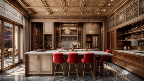 china cabinet,kitchen design,cabinetry,luxury home interior,pantry,dark cabinetry,tile kitchen,kitchen cabinet,cabinets,venice italy gritti palace,brownstone,chefs kitchen,liquor bar,breakfast room,wine bar,modern kitchen interior,modern kitchen,dark cabinets,dining room,big kitchen