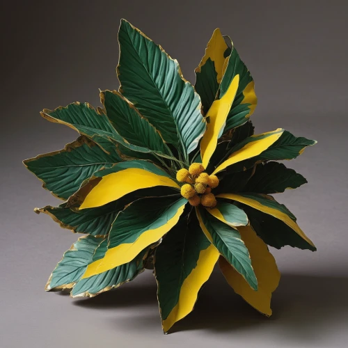 bay-leaf,sunflower paper,green folded paper,wooden flower pot,flower bowl,carambola,water lily plate,poinsettia,fan leaf,terracotta flower pot,lotus leaf,poinsettia flower,ikebana,decorative flower,floral ornament,walnut leaf,bay leaf,decorative fan,magnolia leaf,wood flower,Unique,3D,Modern Sculpture