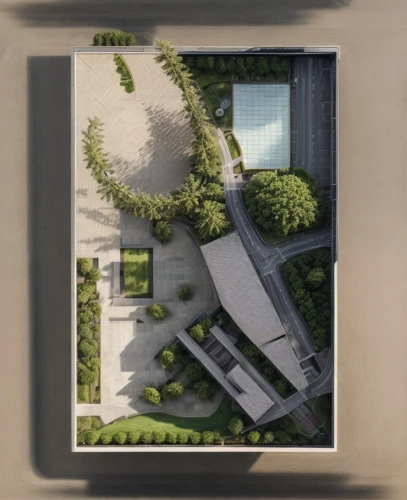 botanical square frame,3d rendering,roof landscape,roof garden,framing square,render,sky space concept,garden elevation,architect plan,garden design sydney,urban design,concrete,courtyard,modern architecture,aerial landscape,sky apartment,japanese zen garden,landscape plan,school design,futuristic architecture,Architecture,Urban Planning,Aerial View,Urban Design