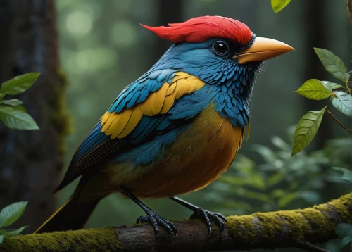 tanager,colorful birds,tropical bird,broadbill,tropical bird climber,beautiful bird,blue-capped motmot,blue and gold macaw,exotic bird,bird painting,chestnut-billed toucan,nature bird,red pompadour cotinga,javan trogon,tropical birds,yellow throated toucan,blue and yellow macaw,summer tanager,perching bird,tickell's blue flycatcher,Photography,General,Natural