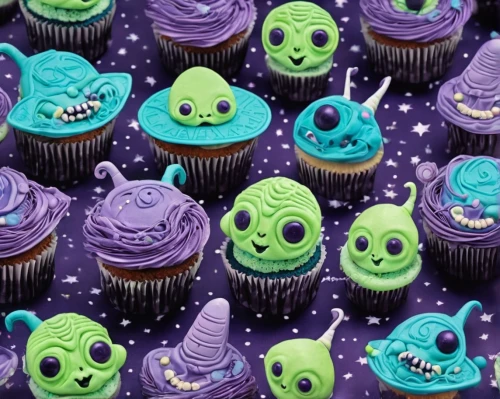 neon cakes,cupcake background,cupcakes,cupcake pattern,cupcake tray,cup cakes,cupcake paper,cupcake non repeating pattern,muffins,party pastries,calaverita sugar,neon ghosts,halloween cookies,colored icing,monster's inc,muffin cups,alien invasion,cupcake,cup cake,hoarfrosting,Conceptual Art,Sci-Fi,Sci-Fi 13