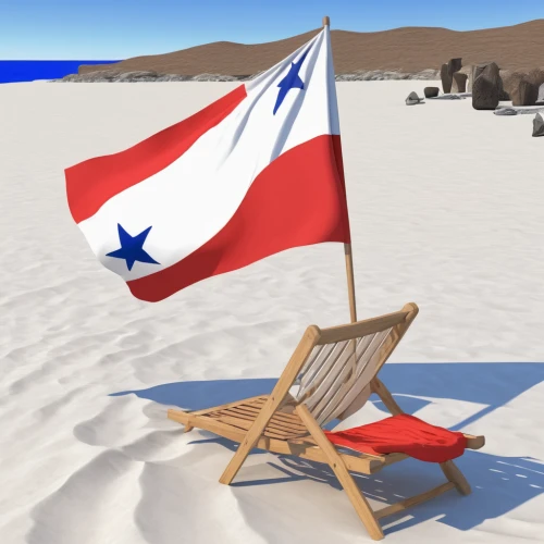 deckchair,chilean flag,deckchairs,cuba background,deck chair,beach chair,cuba beach,flag of chile,dominican republic,puerto rico,flag of cuba,beach furniture,texas flag,panamanian balboa,white sand,beach defence,margarita island,cayo coco,varadero,white sandy beach,Conceptual Art,Daily,Daily 35