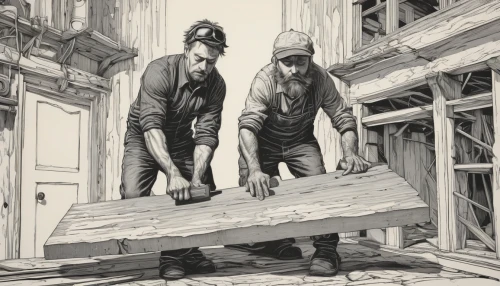roofers,roofer,roof construction,roofing,roofing work,construction workers,workers,carpenter,builders,frame drawing,roofing nails,a carpenter,building work,wooden frame construction,straw roofing,sawhorse,wooden construction,building insulation,roof structures,bricklayer,Illustration,Black and White,Black and White 01