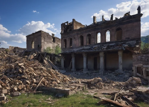 the ruins of the palace,destroyed area,ruins,luxury decay,destroyed houses,the ruins of the,ruin,demolition,fire damage,oradour-sur-glane,destroyed city,part of the ruins,home destruction,dilapidated building,dilapidated,eastern ukraine,roman forum,building rubble,oradour sur glane,demolition work,Art,Classical Oil Painting,Classical Oil Painting 16
