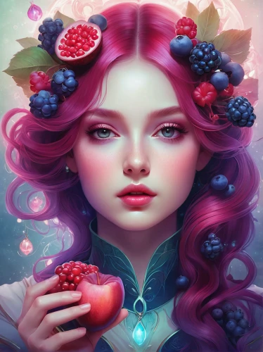 pomegranate,acerola,rose apples,red apples,roses-fruit,berries,red apple,red raspberries,raspberries,red berries,heart cherries,cherries,red berry,sweet cherries,red strawberry,raspberry,pomegranate juice,berry,rose sleeping apple,apple-rose,Illustration,Realistic Fantasy,Realistic Fantasy 15