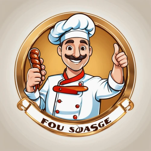 saucisson de lyon,italian sausage,boiled sausage,sausage plate,sausage,sausages,red sausage,sausage topping,espagnole sauce,cumberland sausage,thuringian sausage,liver sausage,beer sausage,sausage platter,longaniza,chef,two-handled sauceboat,pastry salt rod lye,sausage gravy,boerewors,Unique,Design,Logo Design
