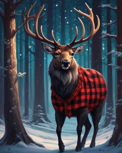 buffalo plaid deer,buffalo plaid antlers,buffalo plaid reindeer,buffalo plaid red moose,buffalo plaid bear,christmas buffalo plaid,buffalo plaid trees,winter deer,buffalo plaid christmas,buffalo plaid,buffalo plaid paper,deer illustration,lumberjack,christmas deer,nordic christmas,raindeer,tartan background,christmas buffalo raccoon and deer,rudolf,forest animal,Conceptual Art,Fantasy,Fantasy 17