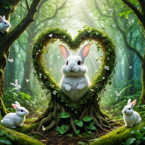 rabbits and hares,rabbit family,white rabbit,rabbits,easter background,easter rabbits,white bunny,peter rabbit,easter bunny,european rabbit,bunny,a heart for animals,easter theme,cottontail,bunnies,hares,hoppy,happy easter hunt,happy easter,woodland animals,Photography,General,Natural