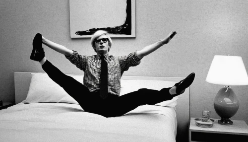 meryl streep,john lennon,levitating,flexible,levitation,ballet pose,rocky,flip (acrobatic),arm balance,flexibility,pilates,arms outstretched,daddy longlegs,hotel man,60's icon,david bowie,jumping jack,male ballet dancer,stretching,mick,Art,Artistic Painting,Artistic Painting 22