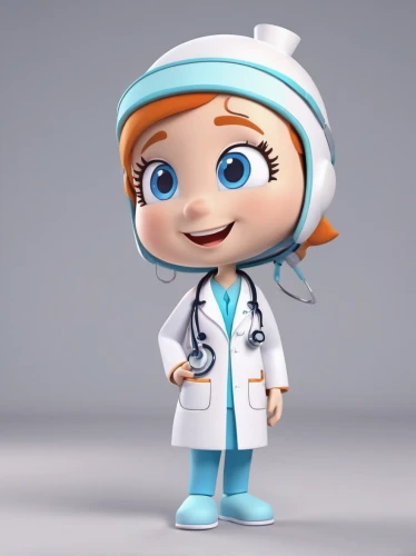 cartoon doctor,female doctor,female nurse,doctor,medical sister,physician,nurse uniform,ship doctor,healthcare professional,paramedics doll,veterinarian,lady medic,medical illustration,nurse,pathologist,pharmacist,covid doctor,medical staff,theoretician physician,surgeon,Unique,3D,3D Character