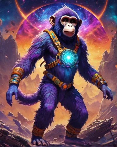 gorilla,kong,ape,war monkey,king kong,thanos,bazlama,gorilla soldier,orangutan,thanos infinity war,the monkey,monkey soldier,chimpanzee,great apes,monkey banana,chimp,monkeys band,primate,twitch icon,orang utan,Illustration,Realistic Fantasy,Realistic Fantasy 20