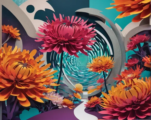 flowers png,floral composition,chrysanthemum background,abstract flowers,flower painting,flower and bird illustration,celestial chrysanthemum,dahlias,zinnias,autumn chrysanthemum,flower illustrative,deep coral zinnia,dahlia anemone boogie woogie,chrysanthemum,chrysanths,floral background,echinacea,floral mockup,chrysanthemum exhibition,chrysanthemum flowers,Unique,Paper Cuts,Paper Cuts 07