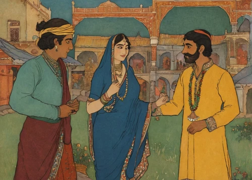 radha,indian art,bansuri,sari,sikh,jaipur,rajasthan,khokhloma painting,young couple,orientalism,indian tent,indian woman,tandoori,engagement,indian bride,rakshabandhan,indian festival,turban,mehndi,snake charmers,Illustration,Retro,Retro 17