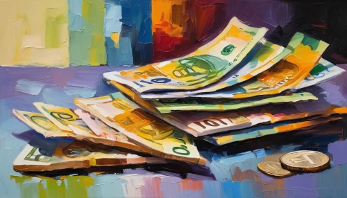 banknotes,euros,money laundering,greed,collapse of money,electronic money,currency,currencies,money rain,financial world,oil painting on canvas,time and money,the dollar,financial crisis,digital currency,bank notes,usd,financial equalization,us dollars,crypto-currency,Conceptual Art,Oil color,Oil Color 22