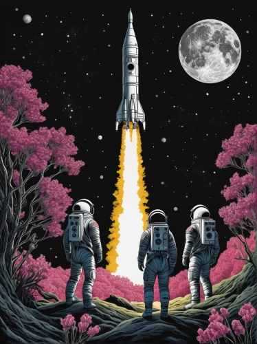 moon landing,spacefill,astronauts,apollo 11,apollo program,space craft,space voyage,i'm off to the moon,astronaut,space travel,space art,astronautics,spacesuit,mission to mars,shuttlecocks,moon walk,moon rover,lunar,cosmonautics day,moon vehicle,Illustration,Black and White,Black and White 09