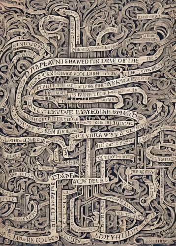 conductor tracks,indian paisley pattern,tube map,mitochondrion,labyrinth,crawler chain,paisley pattern,connections,maze,travel pattern,oil track,iron chain,versperrtes track,complexity,neural pathways,tire tracks,circuitry,old tracks,escher,paisley digital background,Illustration,Vector,Vector 21