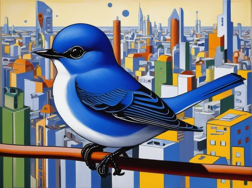 twitter bird,blue bird,twitter logo,society finch,bird painting,bluebird,twitter,city pigeon,high-wire artist,birds of chicago,bird robin,titmouse,twitter wall,bird bird kingdom,tweet,twitter pattern,bird kingdom,songbirds,birds on a wire,tweets,Art,Artistic Painting,Artistic Painting 39