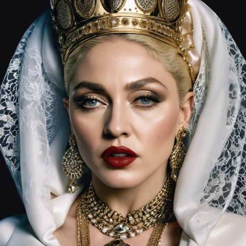madonna,queen,queen s,queen crown,queen bee,queen cage,royalty,crowned,gold crown,retouching,aging icon,monarchy,icon,queen of hearts,queen of the night,crown render,crowns,vanity fair,royal crown,the crown,Photography,General,Natural