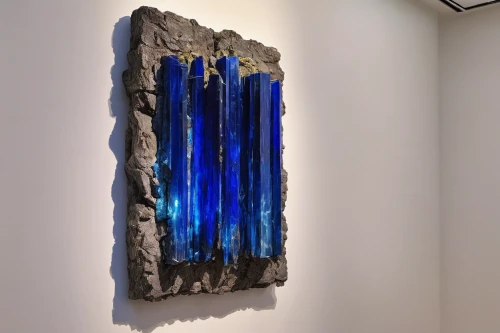 kyanite,blue slag,majorelle blue,slag glass,shard of glass,cobalt,geode,mineral,wall,bismuth,powerglass,rock crystal,glass wall,cobalt blue,blauara,fused glass,blue painting,glass painting,blue mold,mazarine blue,Conceptual Art,Daily,Daily 18