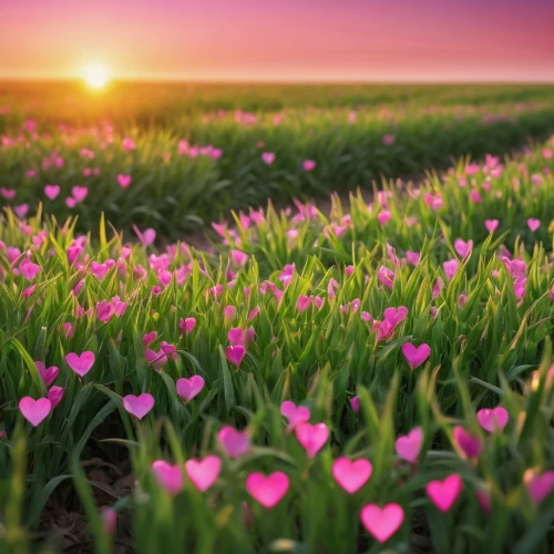 tulip background,flower background,pink grass,tulip field,pink tulips,field of flowers,flower in sunset,pink clover,pink hyacinth,tulips field,colorful heart,flower field,flowers field,blooming field,flowers png,pink morning glory flower,blooming grass,tulip fields,spring background,hearts color pink,Photography,General,Natural