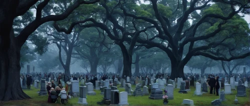 forest cemetery,graveyard,cemetary,cemetery,burial ground,resting place,old graveyard,magnolia cemetery,tombstones,central cemetery,tree grove,hollywood cemetery,australian cemetery,gravestones,graves,old cemetery,grave stones,jew cemetery,necropolis,the grave in the earth,Illustration,Realistic Fantasy,Realistic Fantasy 05