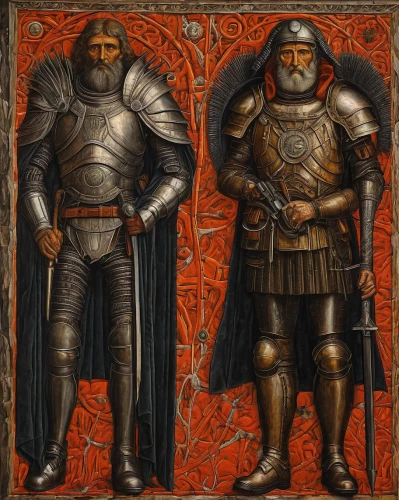 dwarf sundheim,knight armor,dwarves,guards of the canyon,heavy armour,middle ages,knights,shields,armor,armour,clergy,dwarfs,vilgalys and moncalvo,the middle ages,medieval,warrior and orc,armored,iron mask hero,germanic tribes,cossacks,Art,Classical Oil Painting,Classical Oil Painting 19