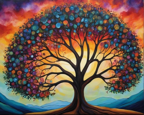 colorful tree of life,flourishing tree,tree of life,celtic tree,tangerine tree,painted tree,orange tree,the branches of the tree,bodhi tree,fruit tree,watercolor tree,deciduous tree,circle around tree,magic tree,tree thoughtless,connectedness,branching,argan tree,mother earth,family tree,Conceptual Art,Daily,Daily 34