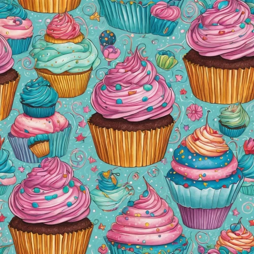 cupcake background,cupcake pattern,cupcake paper,cupcake non repeating pattern,cupcakes,cup cakes,cupcake tray,cup cake,piping tips,muffin cups,cupcake pan,muffins,cupcake,colored icing,seamless pattern,candy pattern,neon cakes,macaron pattern,cream cup cakes,buttercream,Conceptual Art,Daily,Daily 23