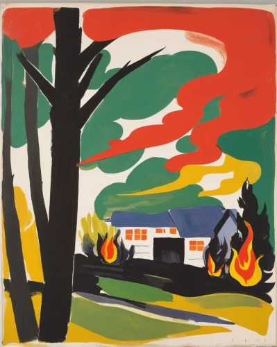 bushfire,fire-fighting,sweden fire,forest fire,travel poster,fire and ambulance services academy,inflammable,fires,matruschka,bush fire,wildfires,fire department,wildfire,1929,cool woodblock images,saurer-hess,flamiche,burned land,the conflagration,1926,Art,Artistic Painting,Artistic Painting 41