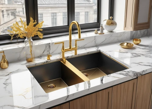 luxury bathroom,faucets,kitchen sink,plumbing fixture,gold lacquer,washbasin,tile kitchen,countertop,bathroom sink,kitchen design,bathroom cabinet,gold stucco frame,stone sink,sink,plumbing fitting,wash basin,granite counter tops,kitchen cabinet,ceramic hob,faucet,Illustration,Vector,Vector 07