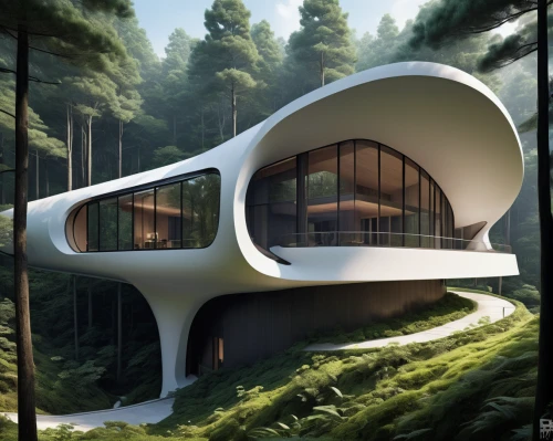 futuristic architecture,cubic house,dunes house,frame house,3d rendering,house in the forest,cube house,modern architecture,futuristic art museum,modern house,eco hotel,house in the mountains,archidaily,inverted cottage,house in mountains,arhitecture,eco-construction,render,luxury property,mid century house,Conceptual Art,Fantasy,Fantasy 10