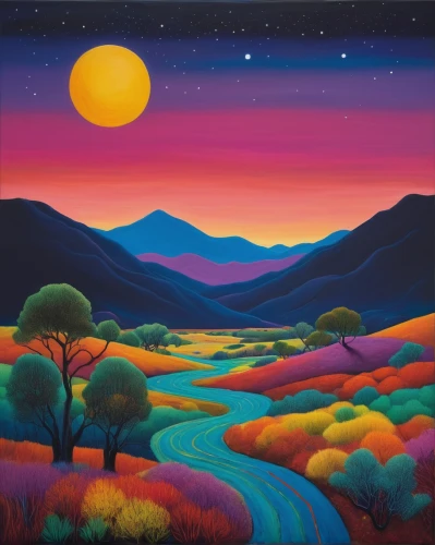 purple landscape,desert landscape,carol colman,desert desert landscape,uluru,moon valley,high landscape,arid landscape,night scene,salt meadow landscape,lunar landscape,color fields,dune landscape,moonscape,volcanic landscape,landscape,autumn landscape,pachamama,landscapes,mountain landscape,Art,Artistic Painting,Artistic Painting 26