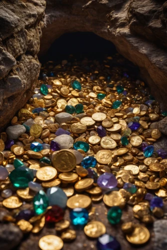 coins,gold mine,coins stacks,pennies,gold mining,tokens,eight treasures,crypto mining,colored stones,coin,precious stones,gold bullion,gold is money,treasure,vault,token,pirate treasure,altcoins,crypto currency,treasure hunt,Photography,General,Natural