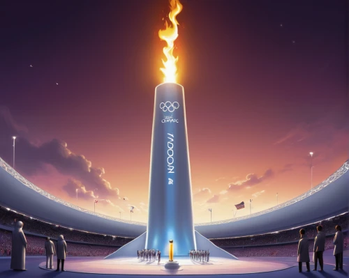 olympic flame,rockets,sls,torch-bearer,soyuz rocket,the pillar of light,torch,olympic torch,launch,rocket launch,obelisk,pillar of fire,flaming torch,baton,the white torch,sky space concept,rocket,unity candle,dame’s rocket,the eternal flame,Illustration,Abstract Fantasy,Abstract Fantasy 22
