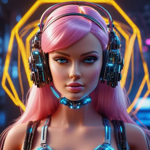 headset,wireless headset,headset profile,cyberpunk,headphone,headsets,wireless headphones,headphones,cyber,barbie,symetra,electro,echo,vector girl,retro girl,operator,pink vector,neon human resources,ai,cyborg,Photography,General,Sci-Fi