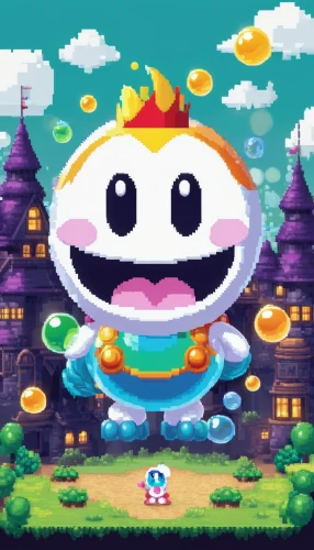 yo-kai,pixaba,rimy,pixel art,toad,kirby,toadstool,ori-pei,pixel,frog prince,true toad,game art,game illustration,白斩鸡,frog king,yoshi,snes,game character,gumball machine,mascot,Unique,Pixel,Pixel 02