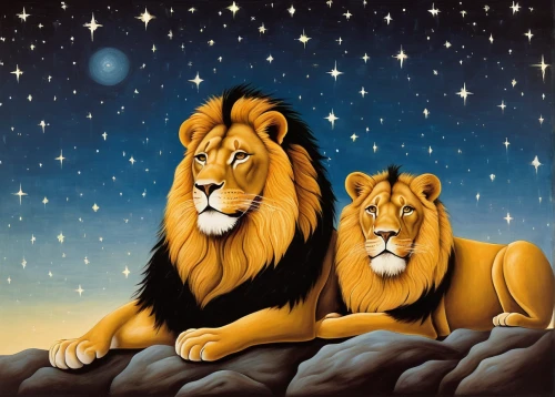 lions couple,two lion,male lions,lionesses,lions,lion children,panthera leo,lion father,big cats,three kings,forest king lion,lion with cub,zodiac sign leo,oil painting on canvas,lion white,african lion,lion,zodiacal signs,white lion family,king of the jungle,Art,Artistic Painting,Artistic Painting 06