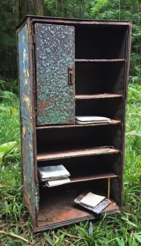 filing cabinet,toolbox,ammunition box,music chest,attache case,metal cabinet,treasure chest,geocaching,writing desk,book antique,compartments,book bindings,metal box,mailbox,photograph album,scrape book,barebone computer,computer case,seed stand,tackle box,Illustration,Paper based,Paper Based 16