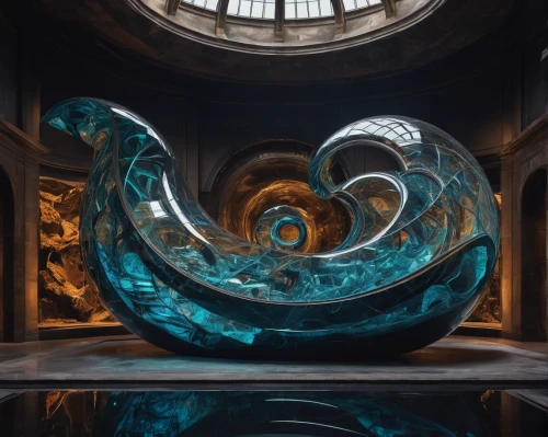 nautilus,helix,swirling,time spiral,serpent,vortex,spiral,dolphin fountain,blue snake,curlicue,torus,floor fountain,whirlpool,flow of time,acquarium,decorative fountains,cuthulu,apophysis,glass sphere,spiralling,Photography,Artistic Photography,Artistic Photography 03