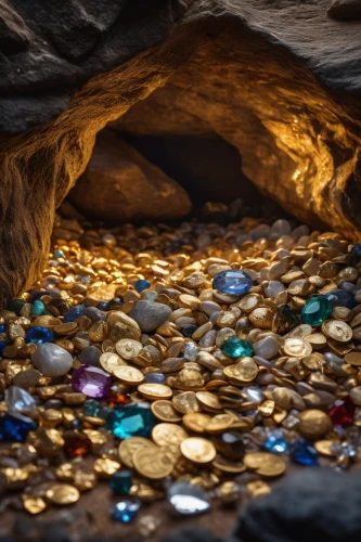 colored stones,gemstones,precious stones,gold mine,semi precious stones,eight treasures,coins,treasures,gold mining,precious stone,semi precious stone,colored rock,pennies,sea cave,balanced pebbles,stack of stones,coins stacks,trinkets,tokens,water and stone,Photography,General,Natural