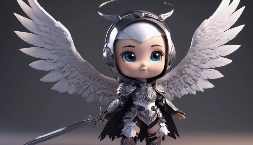 child fairy,angel figure,harpy,little angel,crying angel,stone angel,angel,archangel,angel girl,guardian angel,cupid,business angel,uriel,cute cartoon character,vax figure,angel statue,angel wings,angel wing,winged,angel moroni,Unique,3D,3D Character