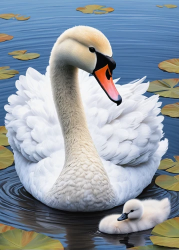 swan cub,trumpeter swan,young swan,cygnet,baby swan,tundra swan,swan baby,swan,swan lake,white swan,swans,swan on the lake,canadian swans,swan boat,baby swans,mourning swan,swan family,mute swan,ornamental duck,gooseander,Conceptual Art,Oil color,Oil Color 17