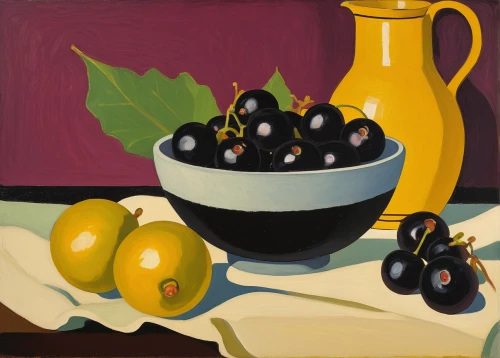 summer still-life,still-life,still life with onions,black berries,still life,cherries in a bowl,fruit bowl,still life of spring,ebony trees and persimmons,tea still life with melon,oils,olives,still life with jam and pancakes,autumn still life,fruit plate,bowl of fruit,cloves schwindl inge,grapes,bowl of fruit in rain,grapes icon,Art,Artistic Painting,Artistic Painting 27