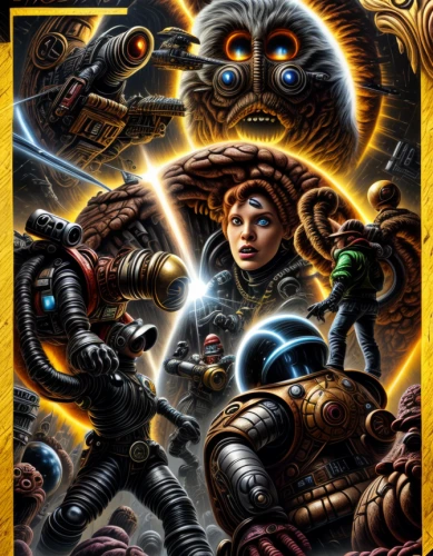 collectible card game,sci fiction illustration,cg artwork,starwars,a3 poster,star wars,game illustration,wicket,sci fi,dune 45,the collector,guardians of the galaxy,heroic fantasy,fantasy art,book cover,rots,c-3po,storm troops,sci - fi,sci-fi