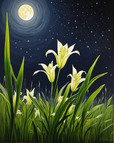 star-of-bethlehem,hymenocallis,garden star of bethlehem,star of bethlehem,moonflower,starflower,moon and star background,stargazer lily,flower painting,night-blooming cactus,moonlight cactus,grass lily,lilies of the valley,flower background,easter lilies,flowers png,star flower,beach moonflower,magic star flower,white lily,Illustration,Paper based,Paper Based 01