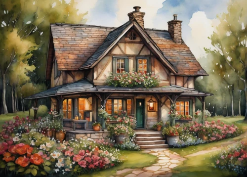 country cottage,summer cottage,cottage,little house,house in the forest,home landscape,house painting,small house,wooden house,country house,cottage garden,witch's house,traditional house,woman house,houses clipart,beautiful home,lonely house,farm house,miniature house,house in mountains,Conceptual Art,Daily,Daily 34